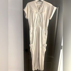 Blanc Noir Cream Jumpsuit